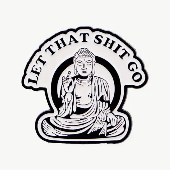 Enamel Buddha Issuing (what is undoubtably) Wise Advice - Picture 2 of 3